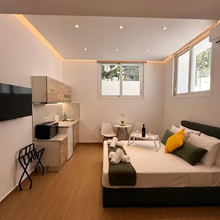 Daedalus Rhodes Center Olive Semi-basement Apartmán Rhodes City